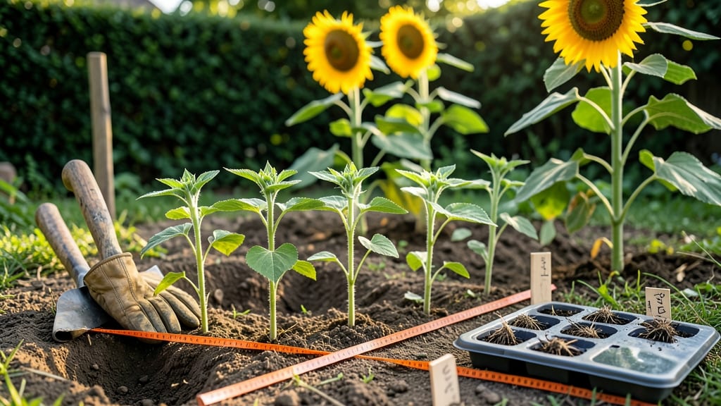 How Far Apart Should Sunflowers Be Planted: Spacing Chart by Variety for Maximum Blooms