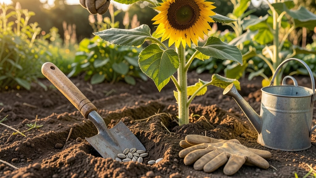 Planting Sunflower Seeds Outdoors: The Right Depth and Spacing for Towering Stalks