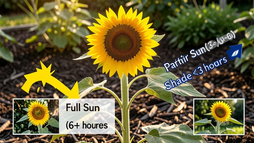 How Much Light Do Sunflowers Need: Sun Exposure Secrets for Maximum Height Growth