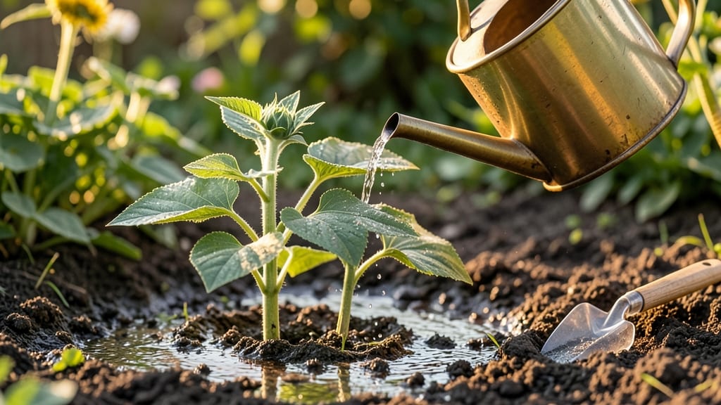 How Often to Water Sunflower Seedlings: Soil Check Method for Strong Starts