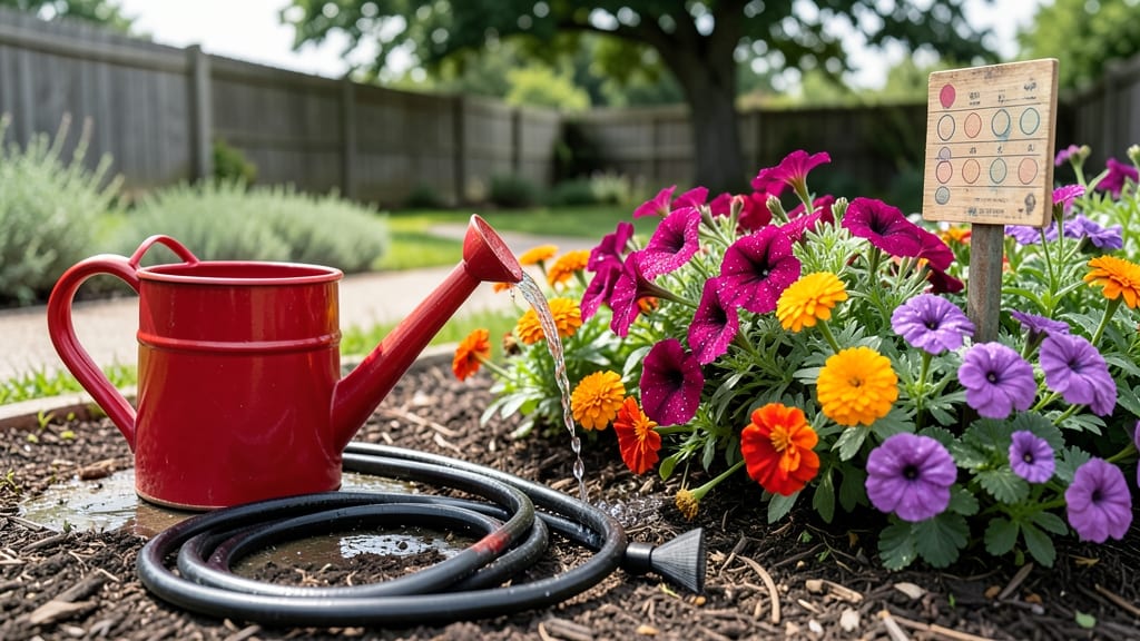 How Long to Water Flowers: Seasonal Guide by Plant Type