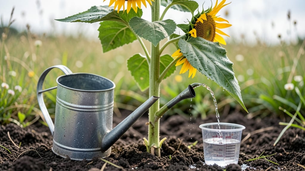 How Much Water Do Sunflowers Need Per Day: Science-Backed Schedule by Growth Stage