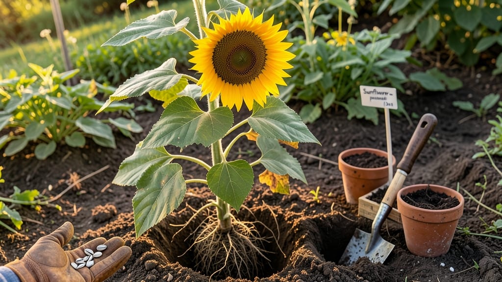 How Many Sunflower Seeds Per Hole: Proven Spacing for Tallest Stalks