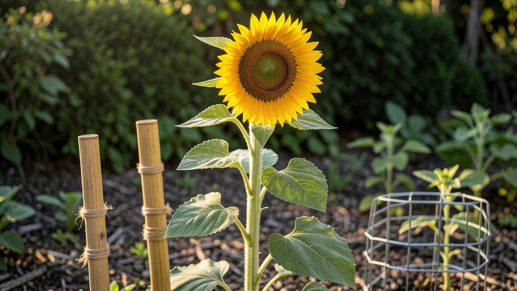 Do Sunflowers Need to Be Staked: Tall Variety Support Secrets for Wind Resistance