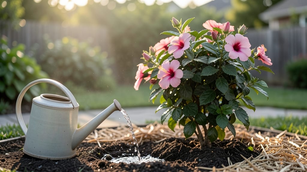 Hibiscus Flower Watering: Soil Moisture Secrets for Lush Blooms Year-Round