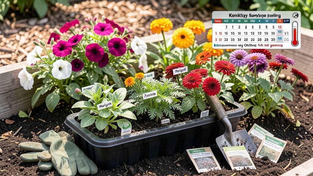 When to Plant Flowers in Kentucky: USDA Zone 6b Timeline for Peak Blooms